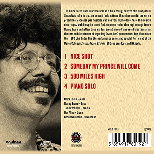 CHICK COREA BAND - LIVE UNDER THE SKY...'80 - CD image 2