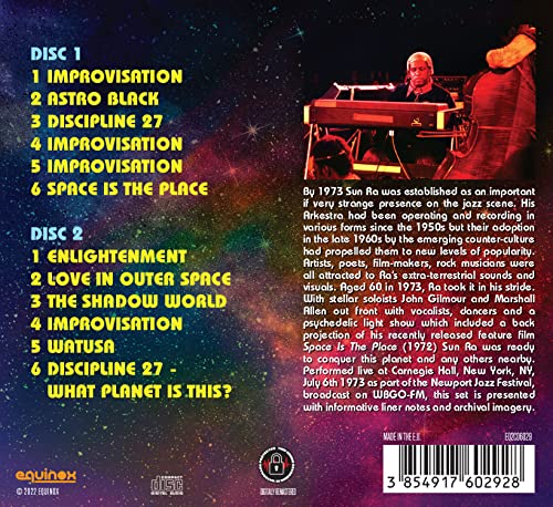 SUN RA AND HIS ARKES - LIVE IN NEW YORK 1973 (2CD) - DCD image 2