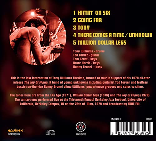TONY WILLIAMS LIFETI - BERKELEY 1979 - CD image 2