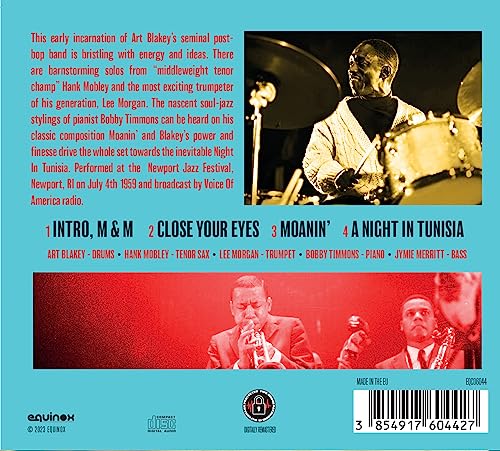ART BLAKEY & THE JAZ - NEWPORT JAZZ FESTIVAL '59 - CD image 2
