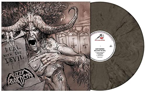 LIZZY BORDEN - DEAL WITH THE DEVIL (CLEAR W/ WARM GRAY MARBLED VINYL) image 1