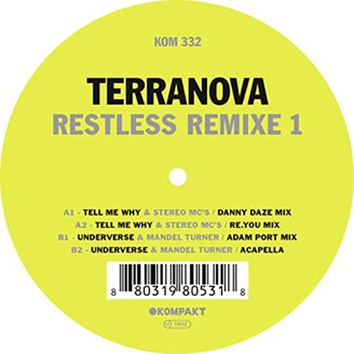Terranova - Restless Remixe 1 - Vinyl Record 12" image 1