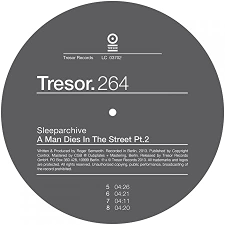 Sleeparchive - A Man Dies In The Street Pt.2 - Vinyl Record 12" image 1