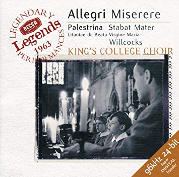 Allegri: Miserere / Palestrina: Stabat Mater · Litaniae De Beata Virgine Maria