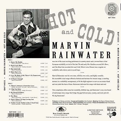 MARVIN RAINWATER - HOT AND COLD (LP+CD) - Vinyl Record image 6