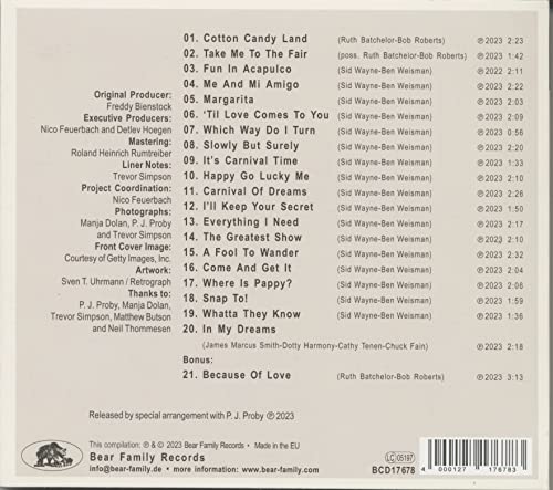 PJ Proby - Presley style - CD image 2