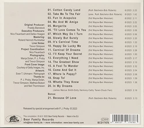 PJ Proby - Presley style - CD image 7