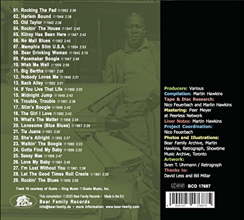 MEMPHIS SLIM - ROCKS - CDBK image 2