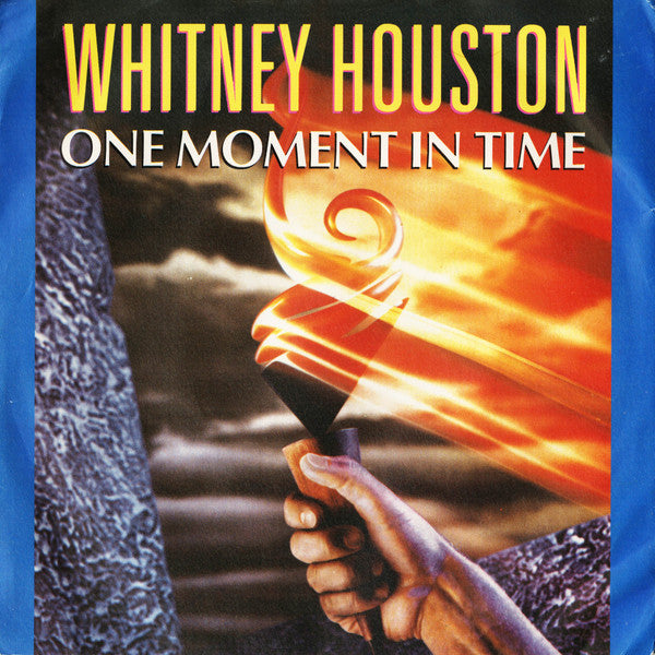Whitney Houston - One Moment In Time - Used Vinyl Record 7" image 1