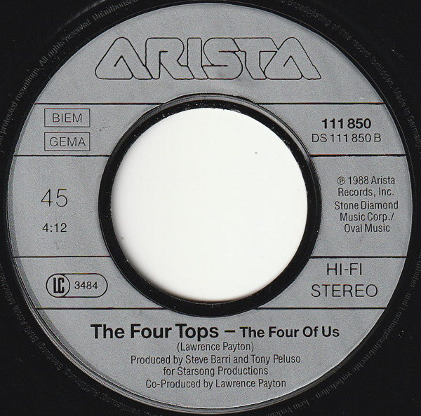 Four Tops - Loco In Acapulco - Used Vinyl Record 7" image 9