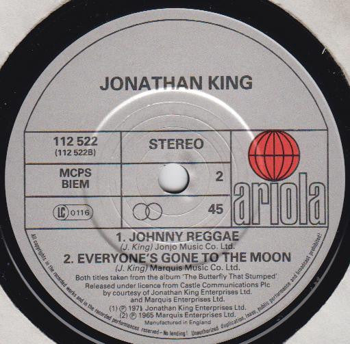 Jonathan King - Sun Has Got His Hat On - Used Vinyl Record 7" image 8