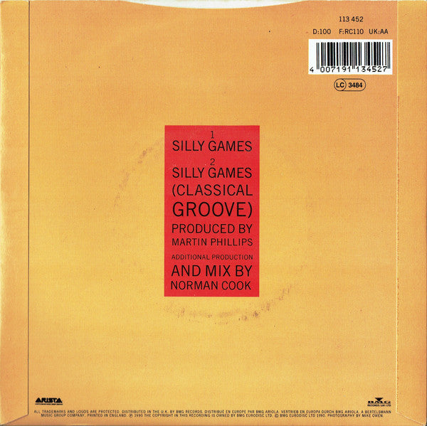 Lindy Layton - Silly Games - Used Vinyl Record 7" image 2