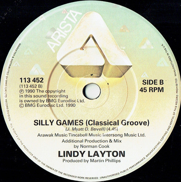 Lindy Layton - Silly Games - Used Vinyl Record 7" image 4