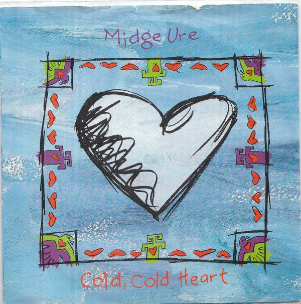 Midge Ure - Cold, Cold Heart - Used Vinyl Record 7" image 1