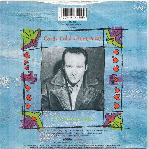 Midge Ure - Cold, Cold Heart - Used Vinyl Record 7" image 6