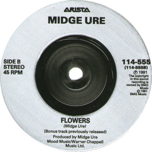 Midge Ure - Cold, Cold Heart - Used Vinyl Record 7" image 8
