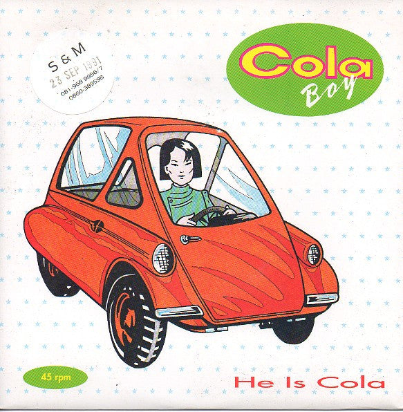Cola Boy - He Is Cola - Used Vinyl Record 7" image 1