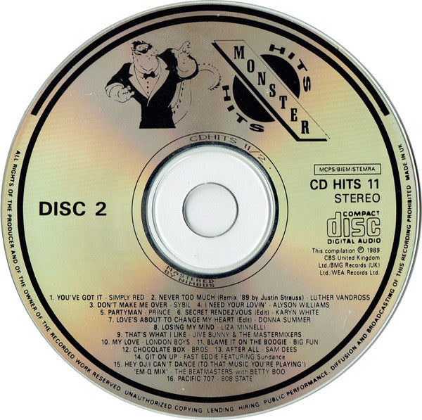 Various - Monster Hits - Used CD image 5