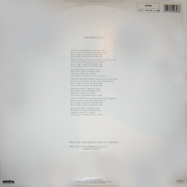 Fischer-Z - Perfect Day - Used Vinyl Record 12" image 2