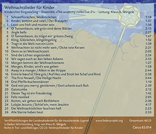 DIVERSE - CHRISTMAS CAROLS FOR CHILDREN - CD image 2