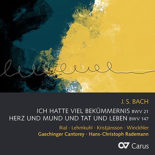 JS Bach: Ich Hatte Viel Behummernis BWV 21 - CD image 1