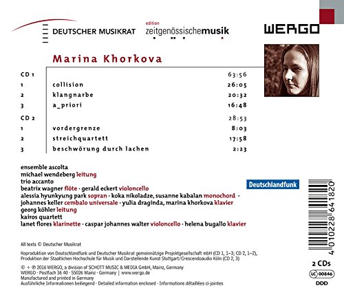 Marina Khorkova - Klangnarbe - CD image 2