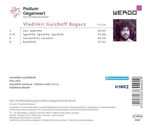 ENS MUSIKFABRIK/TRIO - BOGACZ - VISCERA - CD image 2
