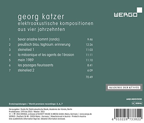 KATZER - :PAYSAGES FLEURISSANTS - CD image 2