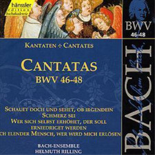RILLING BACH-COLLEGI - V 16: CANTATAS (BWV 46/47/48) - CD image 1