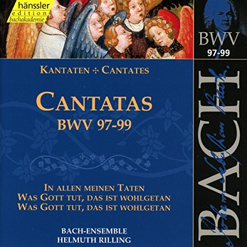 RILLING BACH-COLLEGI - V 31: CANTATAS (BWV 97/98/99) - CD image 1