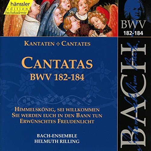 RILLING BACH-COLLEGI - V 55: CANTATAS (BWV 182/183/18 - CD image 1