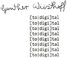 WUSTHOFF  GUNTHER - [TO DIGI]TAL - Vinyl Record image 1
