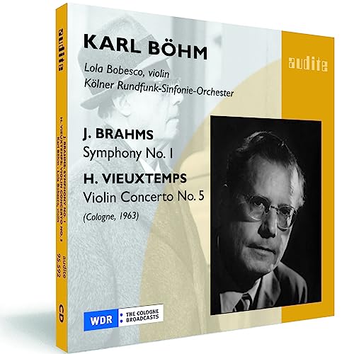 LOLA BOBESCO / KOLNE - BRAHMS SYMPHONY NO 1 / VIEUXT - CD image 1
