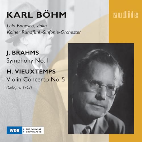 LOLA BOBESCO / KOLNE - BRAHMS SYMPHONY NO 1 / VIEUXT - CD image 2