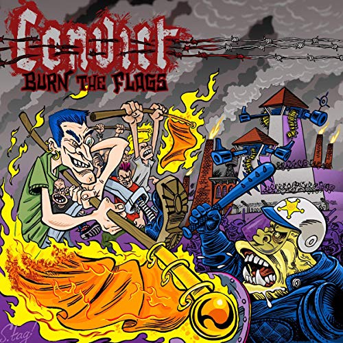 CONVICT - BURN THE FLAGS - CD image 1