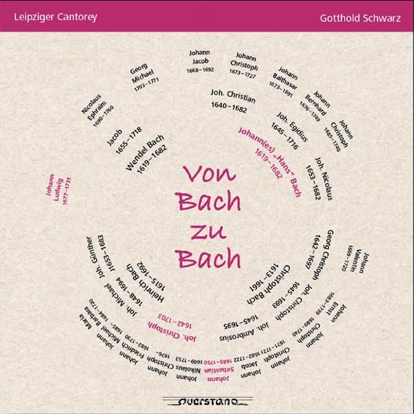 Johann Sebastian Bac - Von Bach Zu Bach - CD image 1