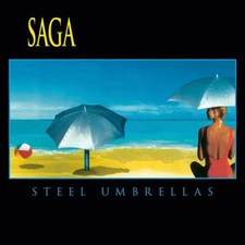 SAGA - STEEL UMBRELLAS - Vinyl Record image 1