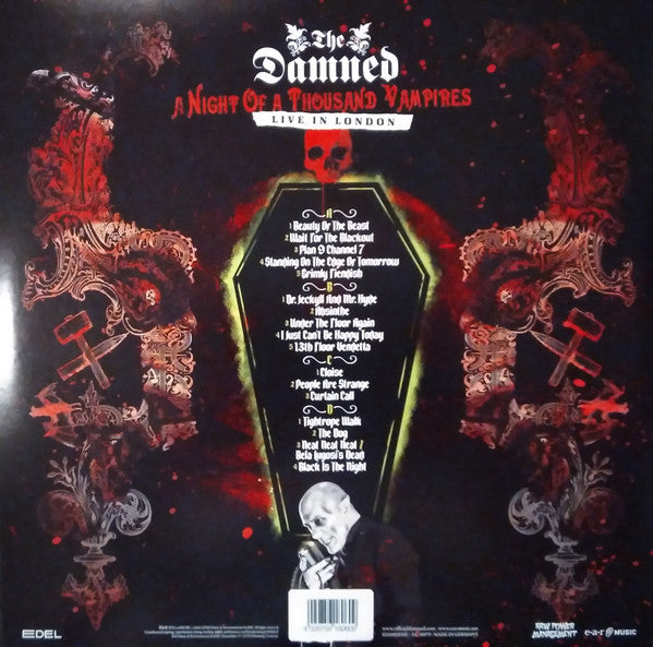 DAMNED - NIGHT OF A THOUSAND VAMPIRES - Vinyl Record 12 INCH RECORD image 3