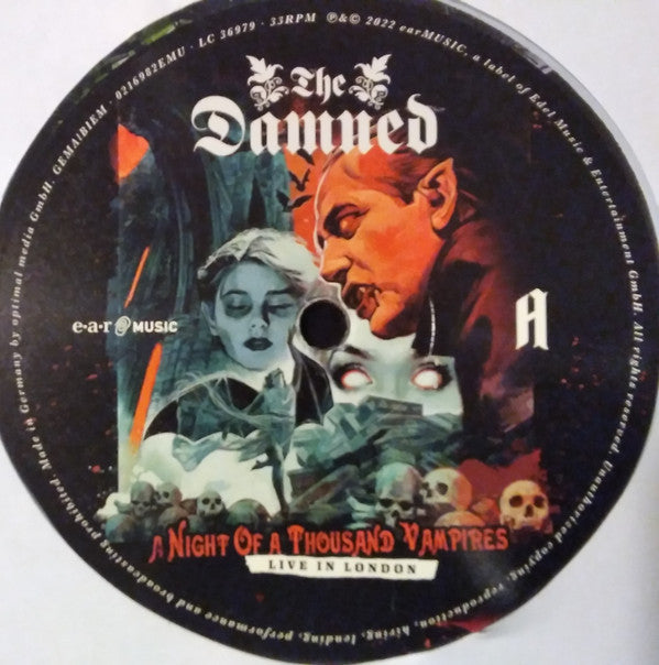 DAMNED - NIGHT OF A THOUSAND VAMPIRES - Vinyl Record 12 INCH RECORD image 4
