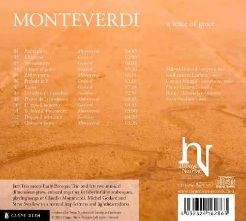 Michel Godard - Monteverdi - A Trace Of Grace - CD image 2
