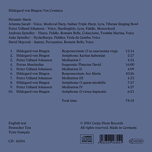 Arianna Savall - Vox Cosmica - CD image 2