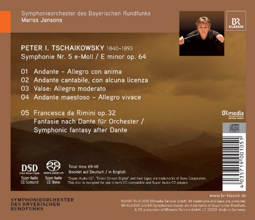 Pyotr Ilyich Tchaiko - Symphony No. 5, Francesca da Rimini - CD image 2