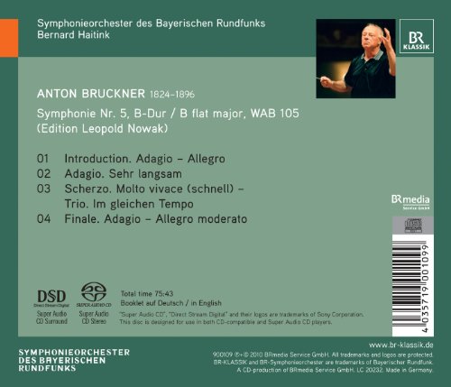 BR:HAITINK - BRUCKNER:SYMPHONY NO.5 - CD image 2