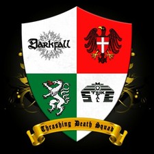 DARKFALL / MORTAL ST - THRASHING DEATH SQUAD (SPLIT CD) - cd image 1