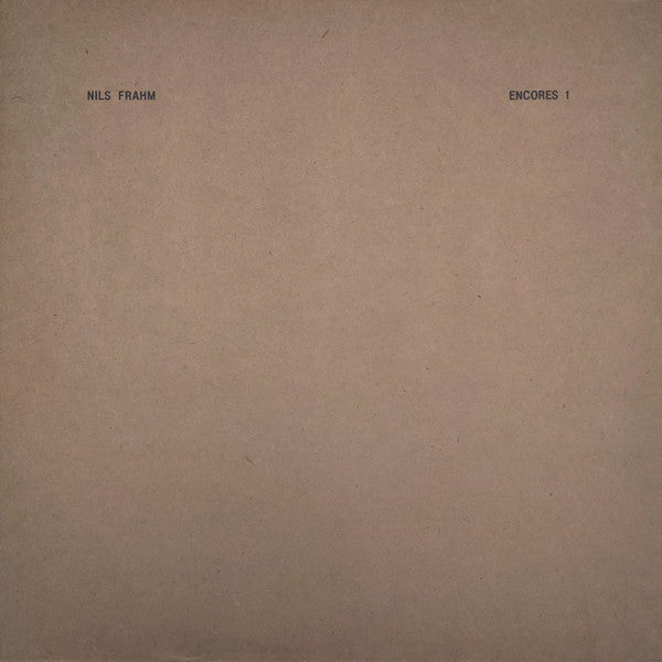 Nils Frahm - Encores 1 - Used Vinyl Record 12" image 1