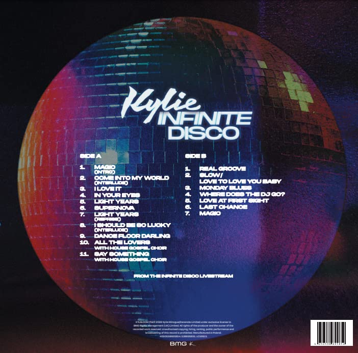 MINOGUE - INFINITE DISCO - Vinyl Record Vinyl / 12" Album (Clear Vinyl image 3