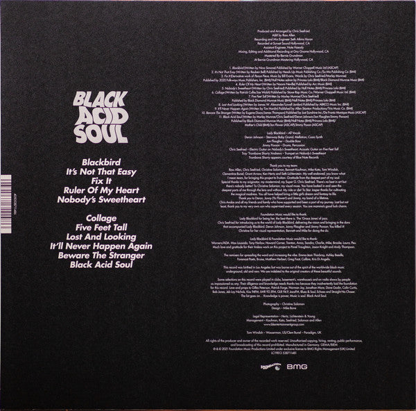 LADY BLACKBIRD - BLACK ACID SOUL - Vinyl Record image 2