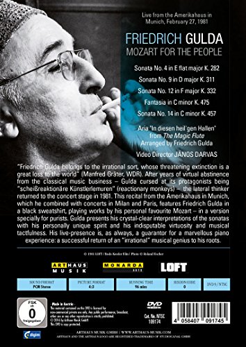 FRIEDRICH GULDA / JA - FRIEDRICH GULDA - MOZART FOR T - DVD image 2