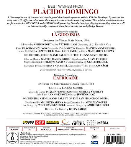GIACOMO MEYERBEER / - BEST WISHES FROM PLACIDO DOMIN - DVD image 2