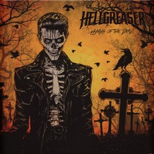 HELLGREASER - HYMNS OF THE DEAD (LTD ORANGE-YELLOW SWIRL VINYL) - Vinyl image 1